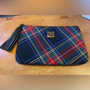 ❤️🖤Dooney & Bourke Tartan Plaid pouch